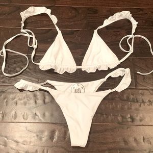 White Thong Bikini - Never Worn